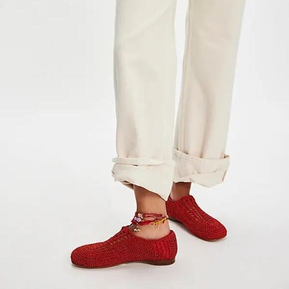 Jeffrey Campbell Figure Eight Crochet Flats - Picture 3 of 9